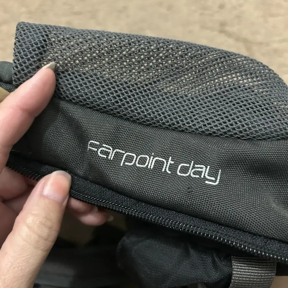 Osprey Farpoint Day Gray Laptop Backpack Daypack Travel Hiking Outdoor Bag